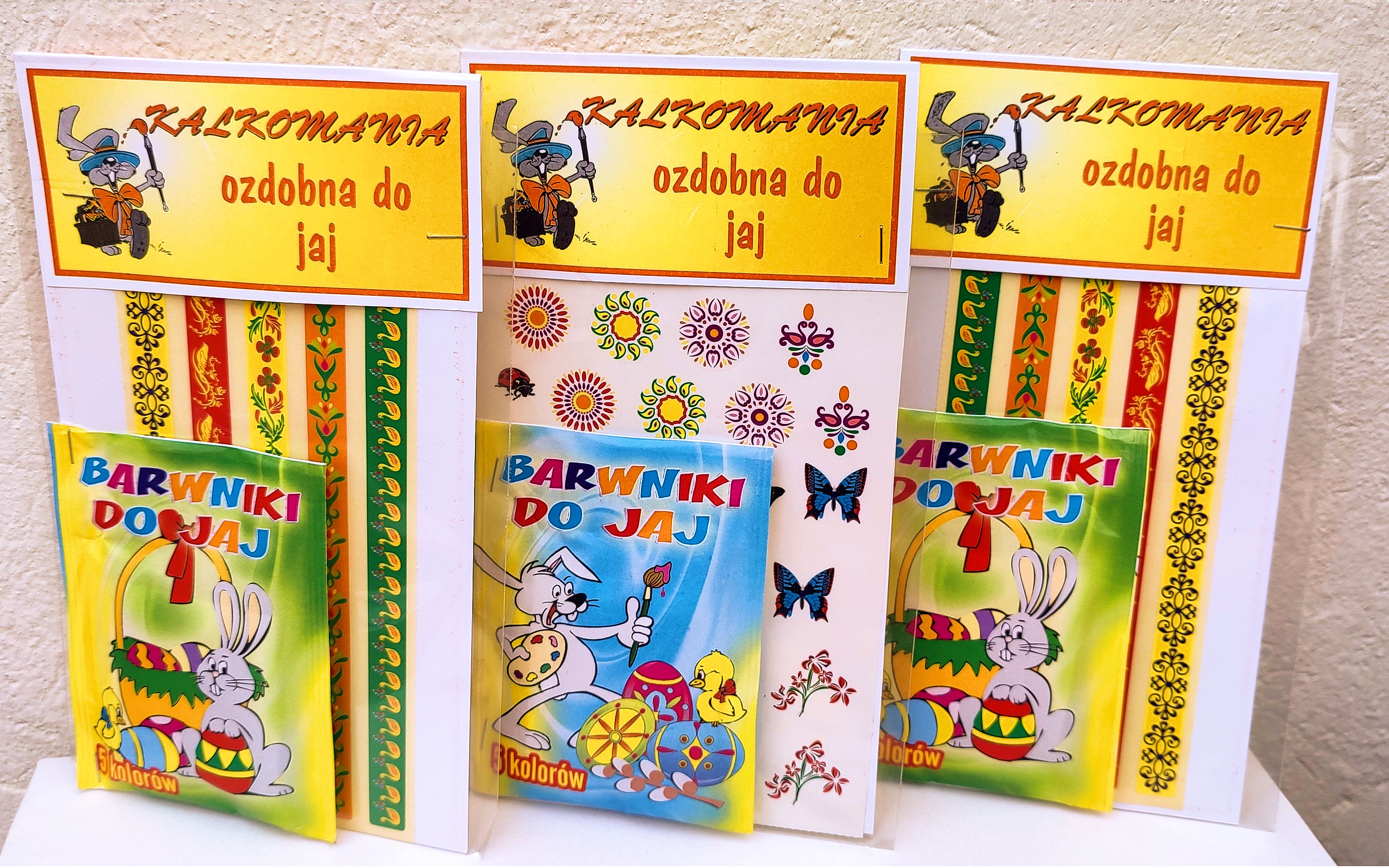 Kalkomania do jaj komplet